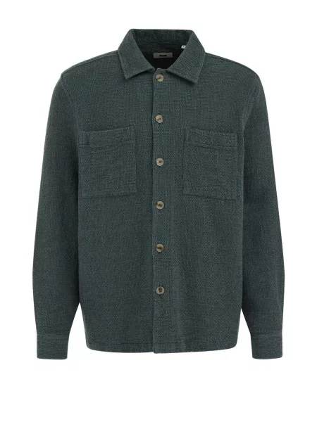WE Fashion Košile tmavě zelená