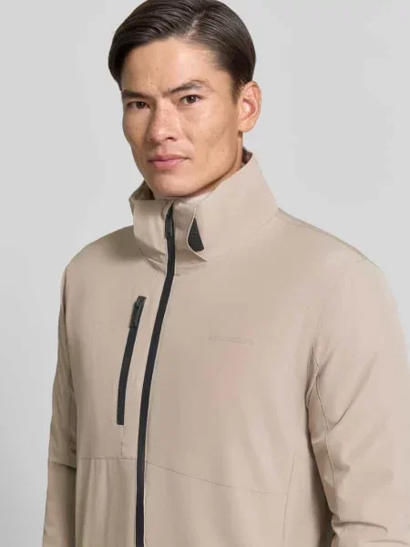 Kurtka o kroju regular fit z nadrukiem z logo Lindbergh beżowa