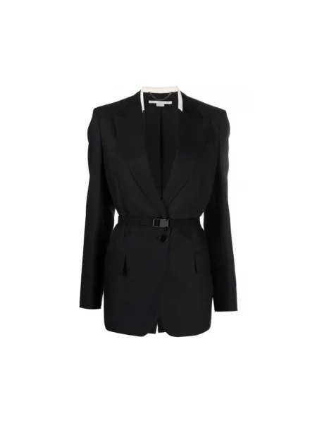Krótka marynarka Stella Mccartney wełniana czarna