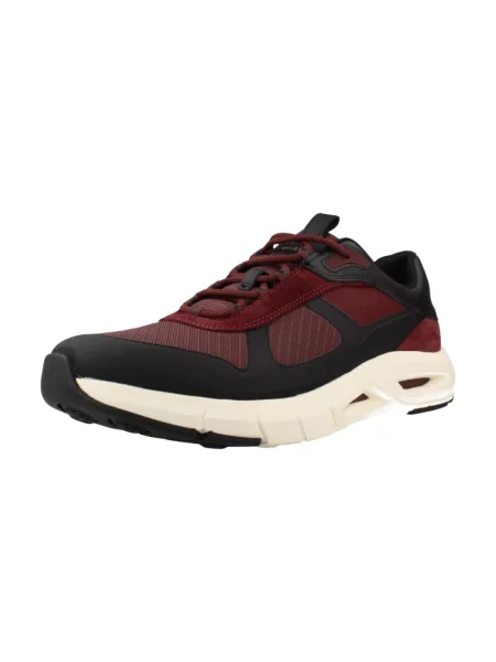 Sneakersy Geox skórzane czerwone