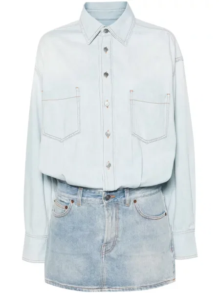 Sukienka jeansowa Haikure niebieska