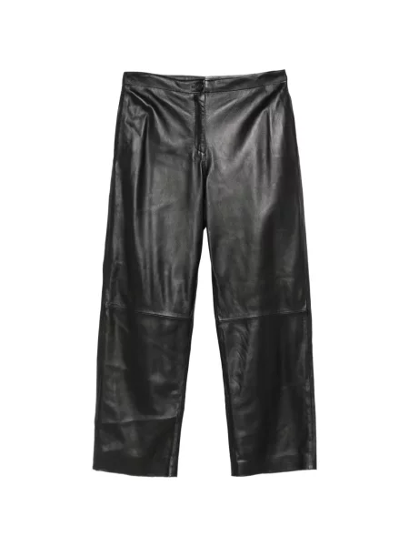 Pantaloni Semicouture din piele negru