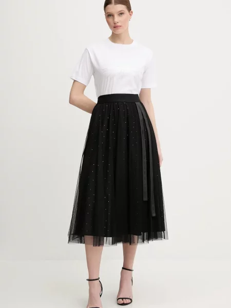 Спідниця Joop! midi розкльошена чорний
