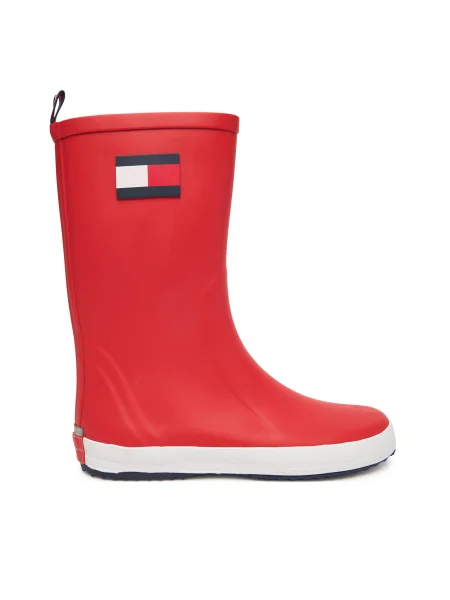 Gumáky Tommy Hilfiger Flag Rain Boot D červená