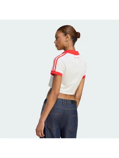 KOSZULKA ADIDAS X COCA-COLA CROPPED biała