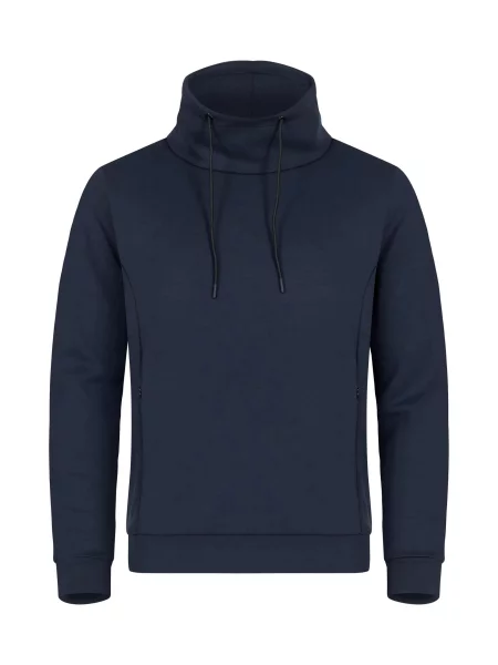 Clique Hobart bluza z wysokim kołnierzem Dark Navy niebieska