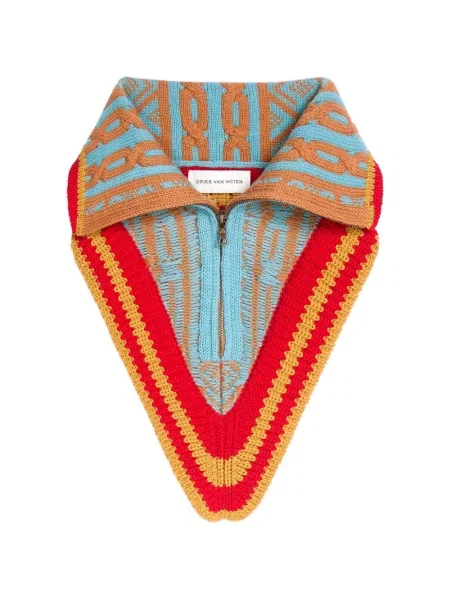 Gulerat fular Dries Van Noten de lână roșu