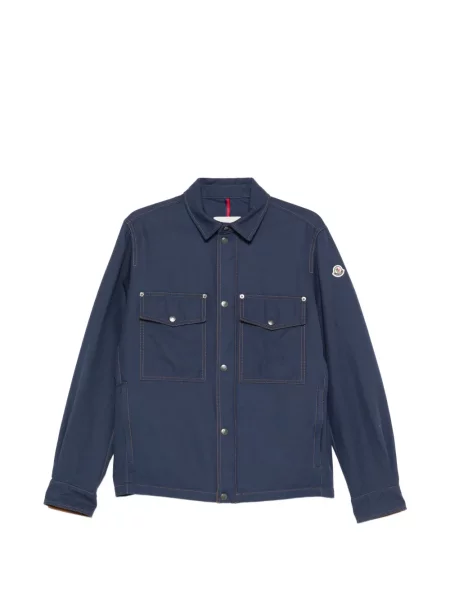 Jachetă-cămașă Moncler albastru