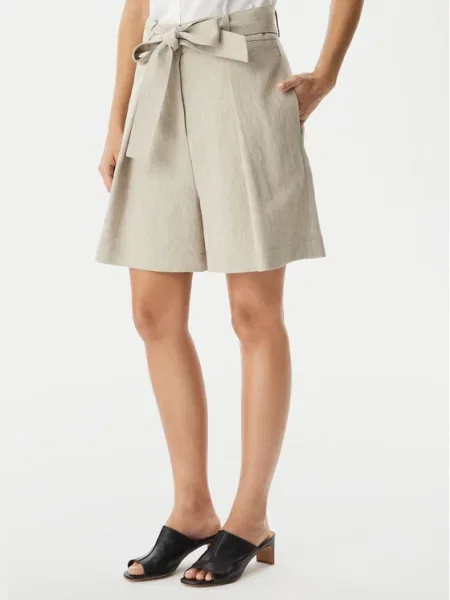BOSS Kratke hlače iz tkanine Tojuna bež