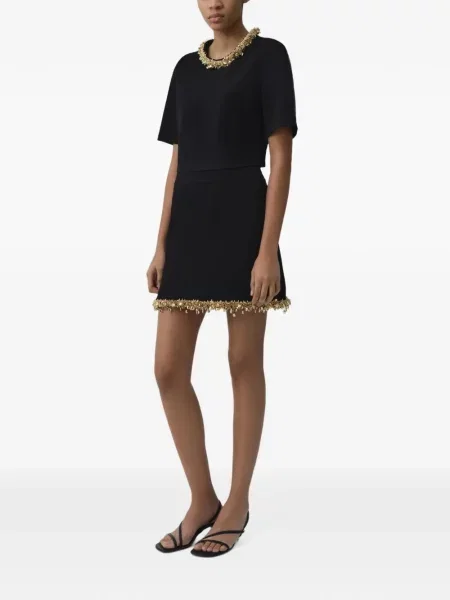 Top Simkhai tricotate negru