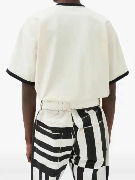 Tricou Versace din jerseu alb