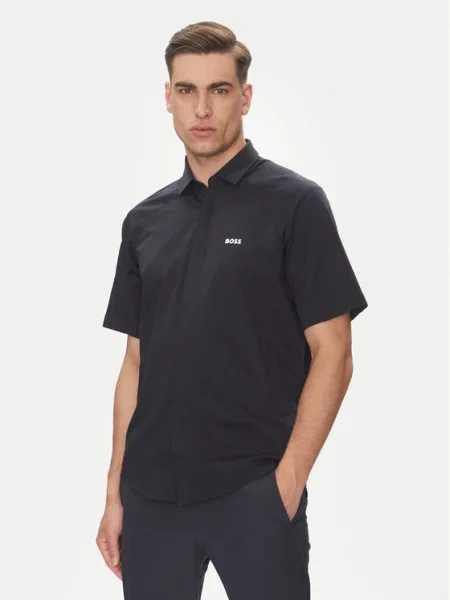 BOSS Cămașă Excurse Bleumarin