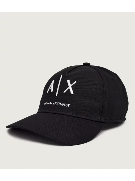ARMANI EXCHANGE Șapcă / alb negru