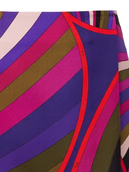 Fusta mini Pucci cu imagine violet