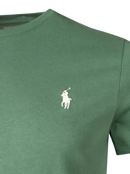 Długa marynarka Polo Ralph Lauren w jodełkę dwurzędowa zielona