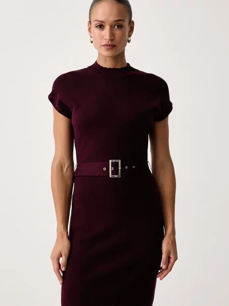 Morgan rochie tricotată cu vâscoză