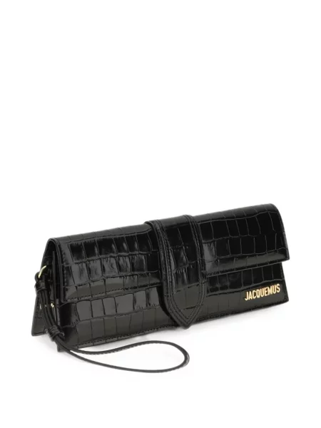 Geantă plic Jacquemus din piele negru