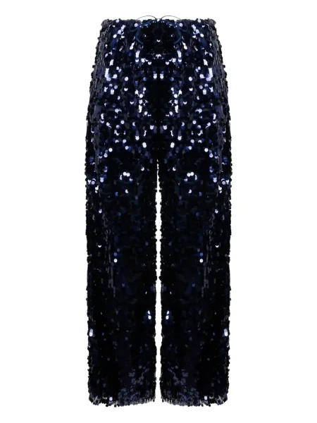 Spodnie Oséree z cekinami niebieskie