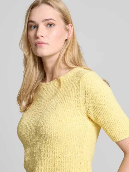 Sweter z dzianiny z rękawem o dł. Rich & Royal