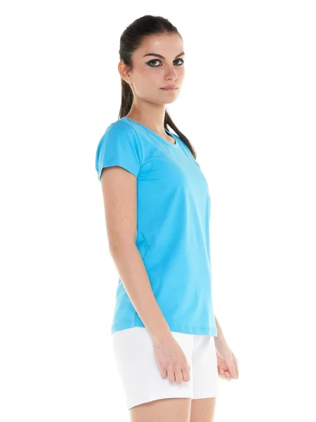 Koszulka basic niebieska