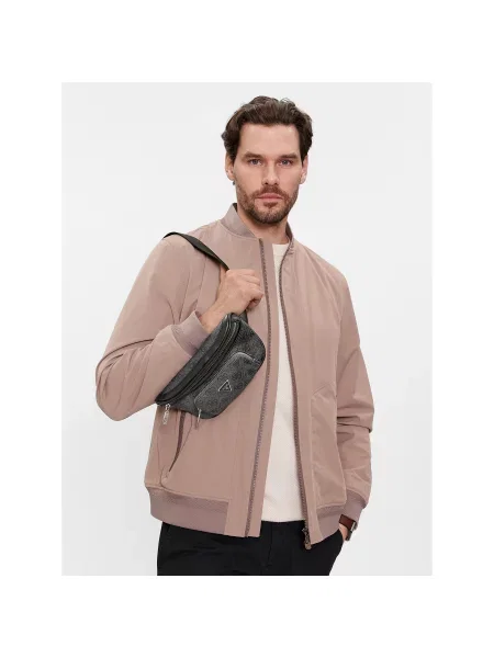 Torbica za okoli pasu Guess črna