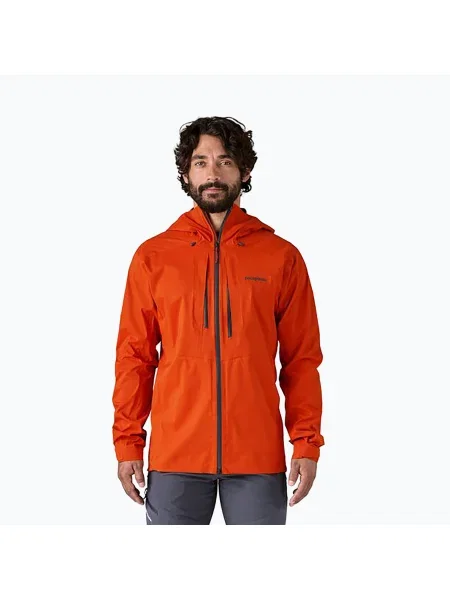 Мъжко дъждобранно яке Patagonia Storm pollinator orange оранжево