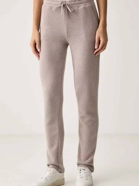 Chantelle pantaloni de loungewear pentru femei cu vâscoză bej