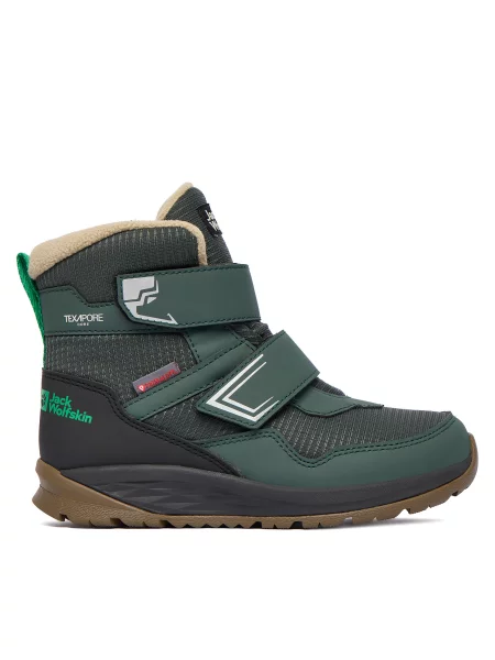 Snehule Jack Wolfskin Polar Bear B Texapore Mid VC K Ružová zelená