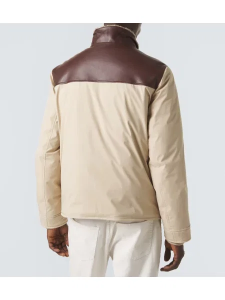 Geanta de piele Brunello Cucinelli bej