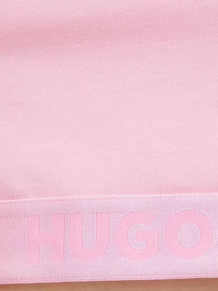 Šortky HUGO high waist růžová