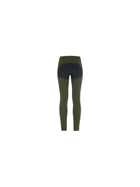 Fjällräven Abisko Trekking Tights HD W Kobiety Spodnie Fjällräven Zielony Size: S czarne