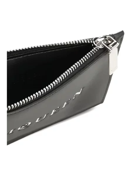 Portfel Alexander Mcqueen z logo czarny
