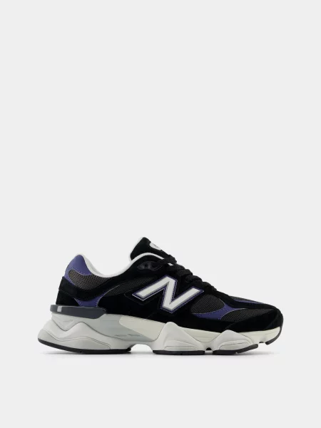 Жіночі Кросівки New Balance синій/чорний шкіра/текстиль чорні