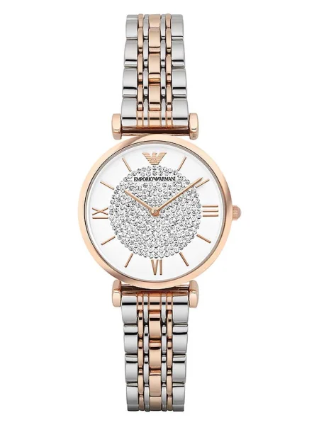 Emporio Armani Ceas analogic auriu / argintiu alb