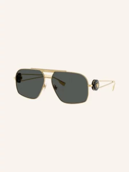 Versace Akcesoria Mężczyzna 62 MM Złote Okulary przeciwsłoneczne z oryginalnym etui żółty