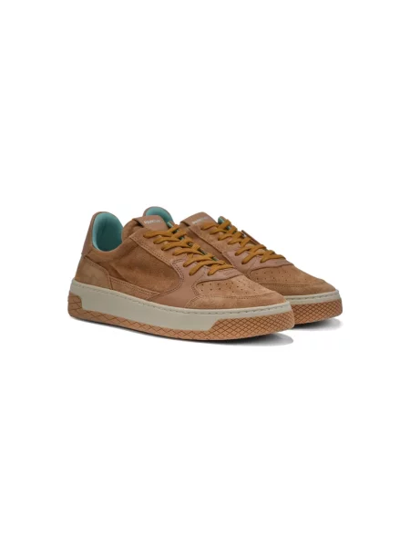 Sneakersy Panchic zamszowe brązowe
