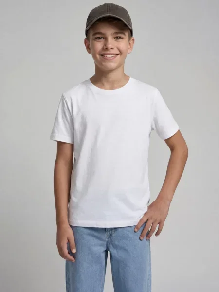 JJ Rebel Tricou JREBCREST' alb
