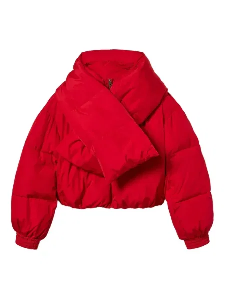 Geacă cu puf Twinset roșu