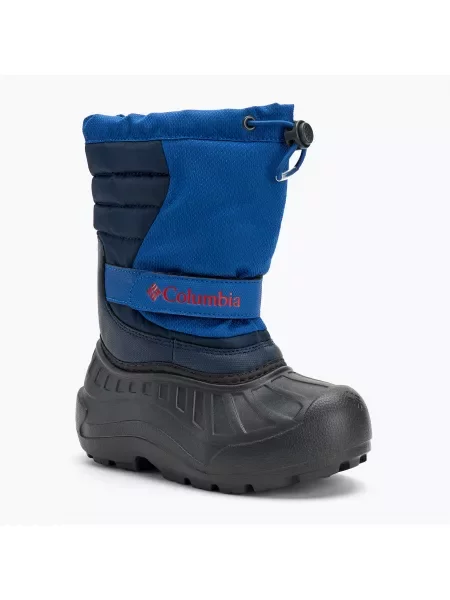 Śniegowce dziecięce Columbia Powderbug Snowlite mountain blue/ spicy niebieskie