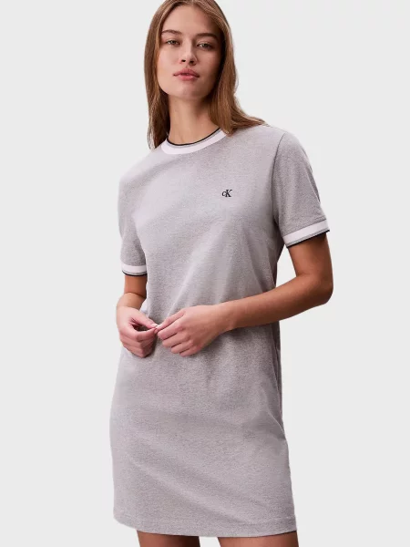 Джинсова сукня Calvin Klein Jeans сіра