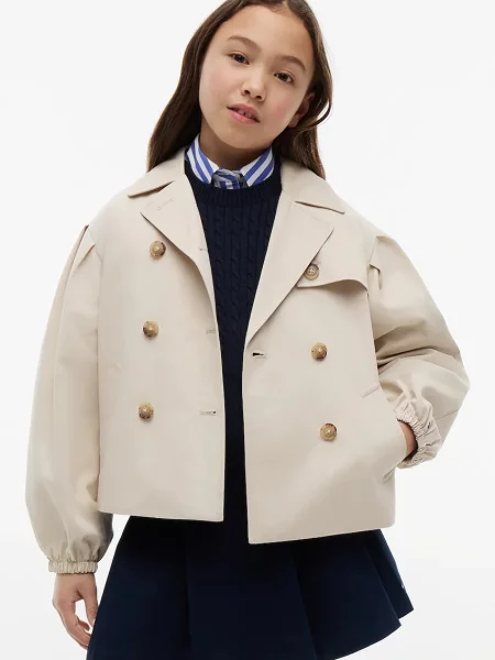 Tommy Hilfiger geacă de tranziție pentru copii cu bej