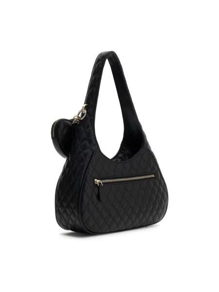 Pikowana torebka Guess czarna