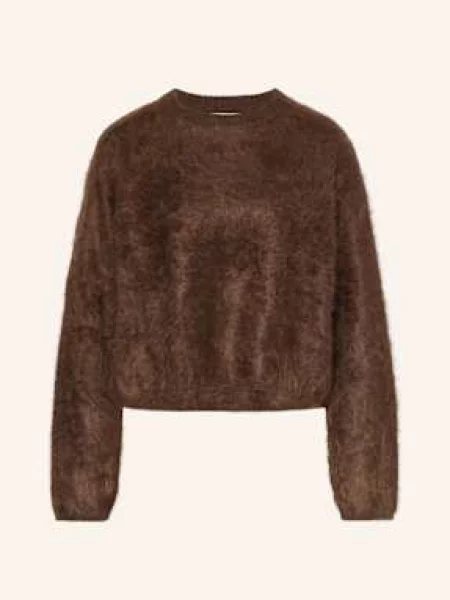 Soft Goat Kašmírový Svetr tmavě hnědá
