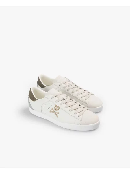 Sneakerși Scalpers de lână alb