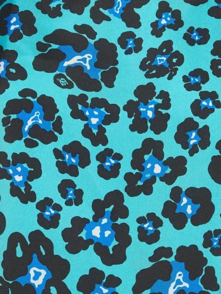 Bluză Dsquared2 cu model floral cu imagine albastru