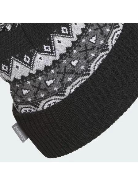 CZAPKA TYPU BEANIE Z POMPONEM CLIMAWARM czarna