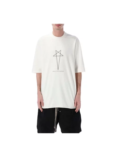 Koszulka Rick Owens z krótkim rękawem biała
