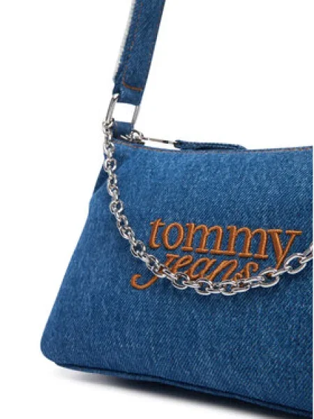 Táska Tommy Jeans Tjw Cool Denim Shoulder Bag kék