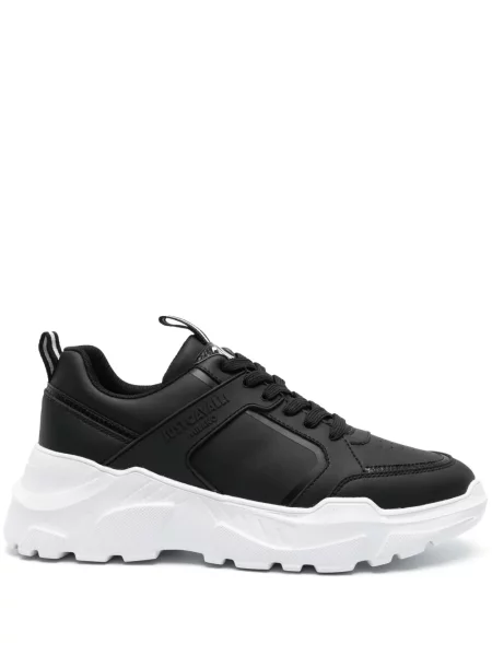 Sneakerși Just Cavalli chunky negru