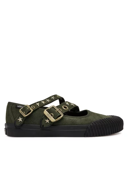Με τιράντες γοβάκια Vans πράσινο